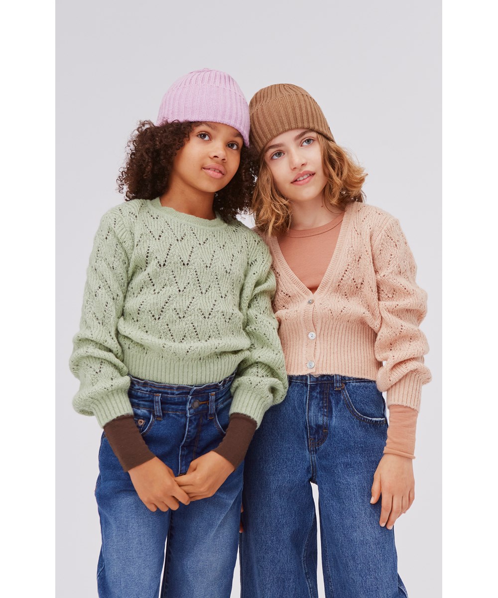 Astrid - Ink Blue Denim - Blå jeans med hög midja.