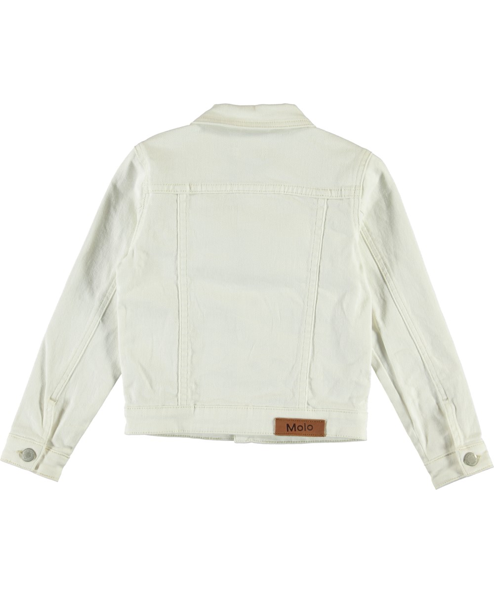 Heidi - White Star - Vit denim jacka