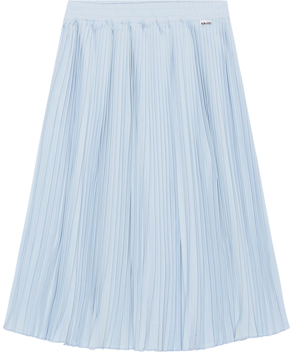 Becka - Skyride - Ljusblå plisserad kjol. 