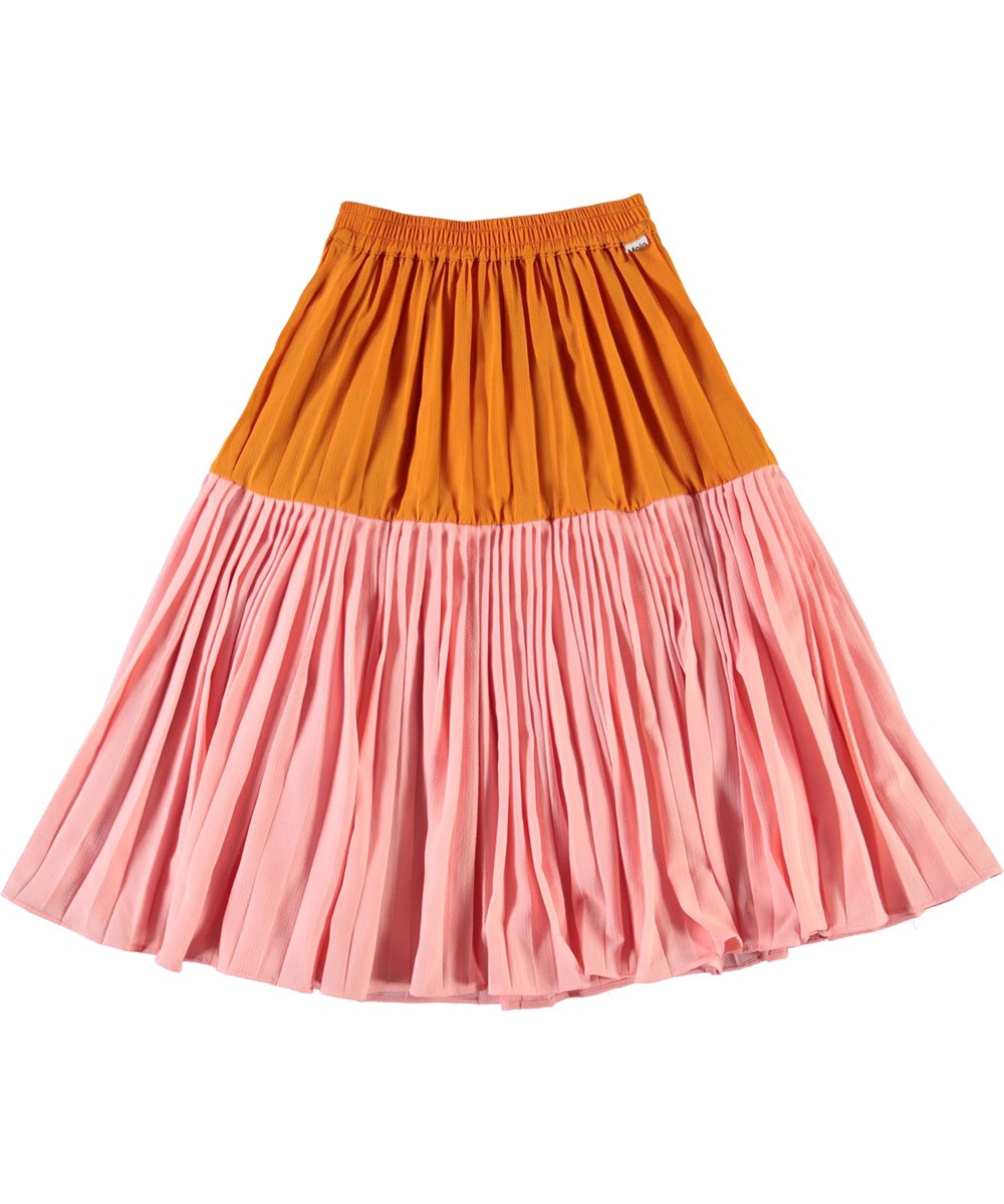 Bridget - Tangerine - Orange och rosa kjol 