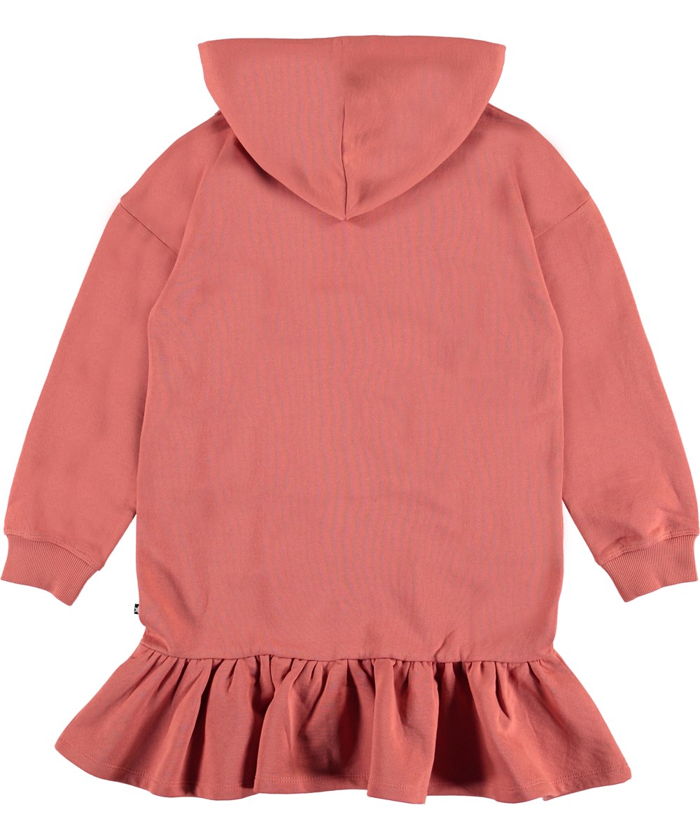 Cachea - Faded Rose - Sweatshirt klänning med huva