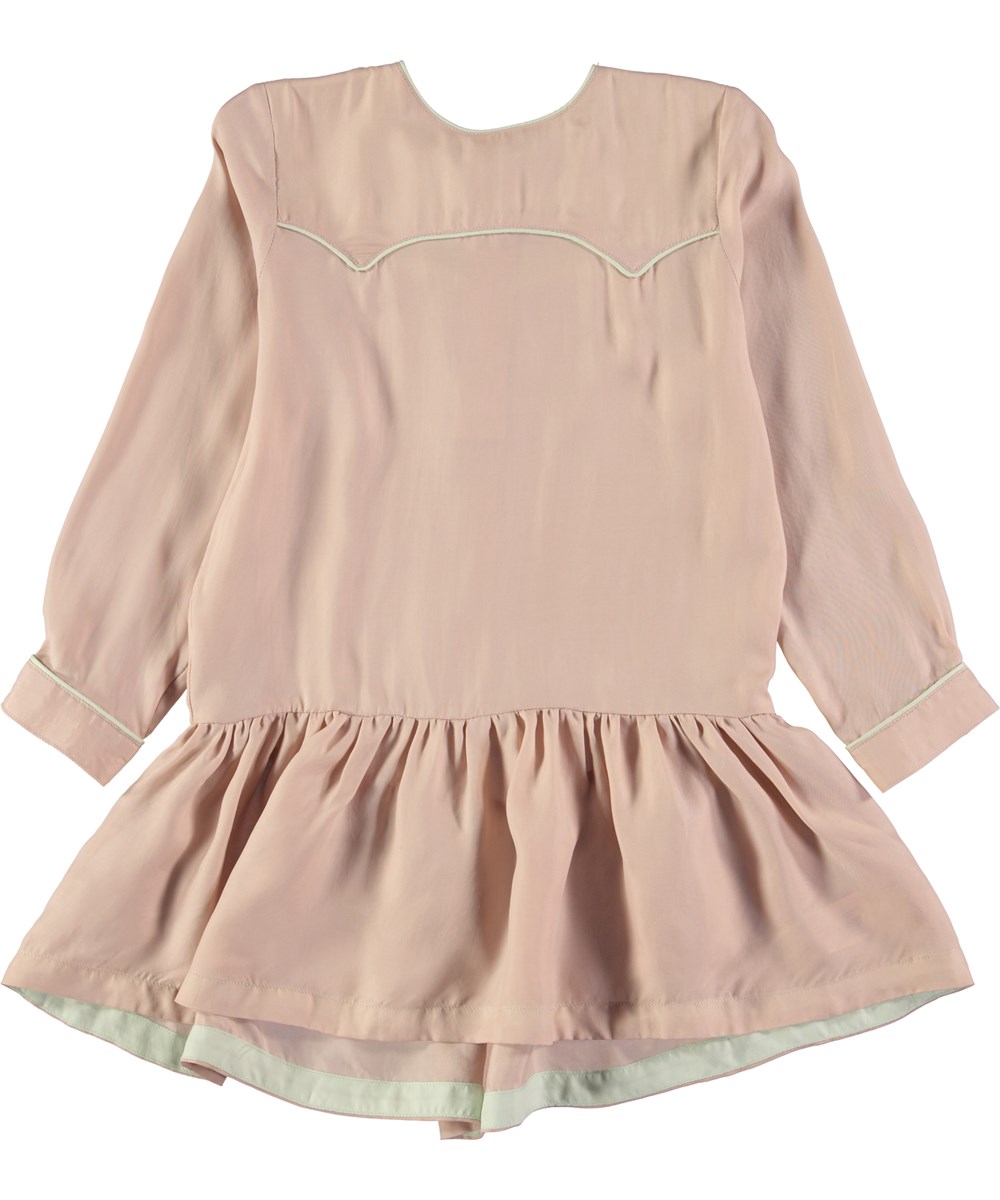 Calee - Withered Rose - puderfärgad cuproklänning med skört