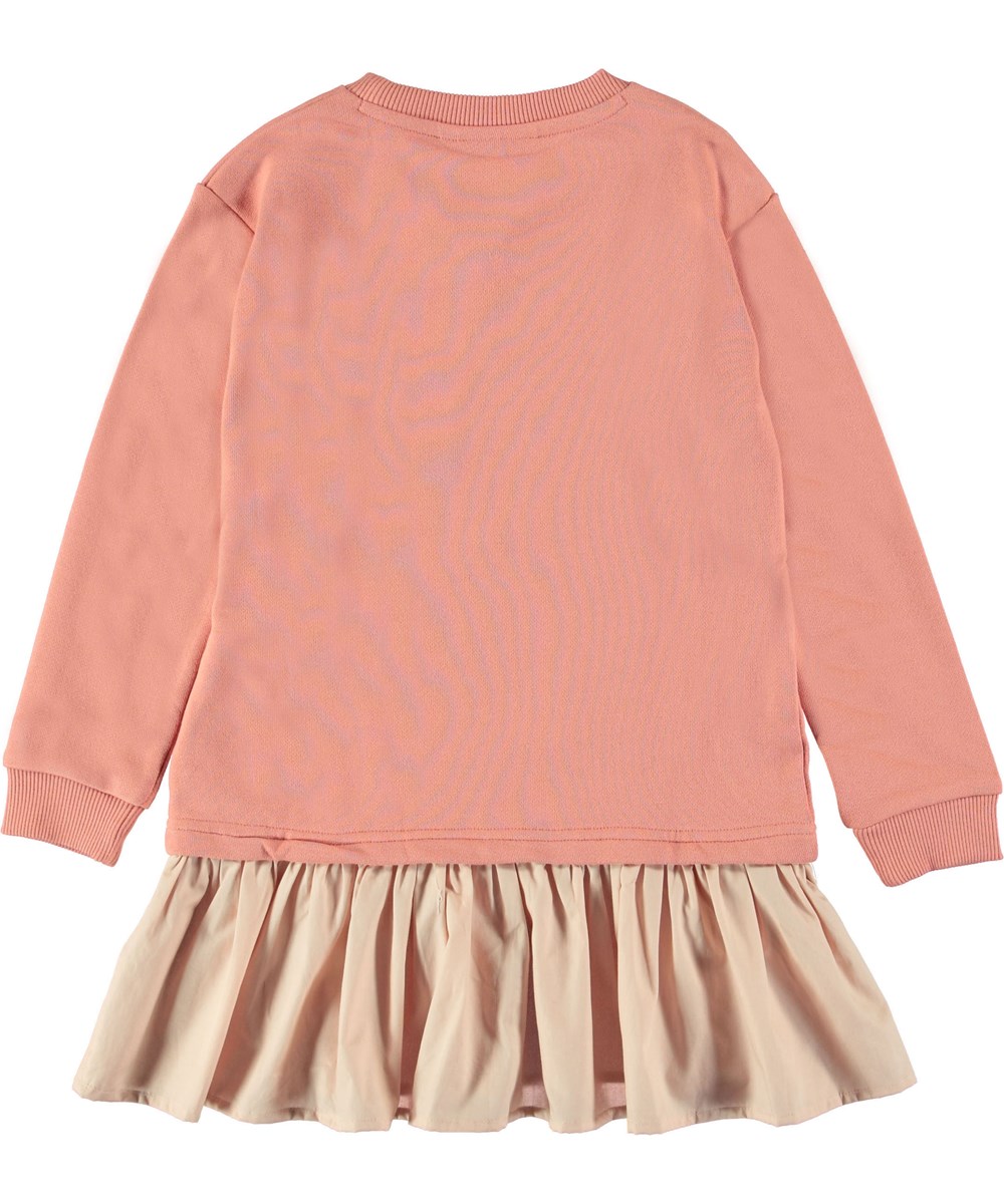 Caprice - Rosewater - Ljusrosa sweatshirt klänning.