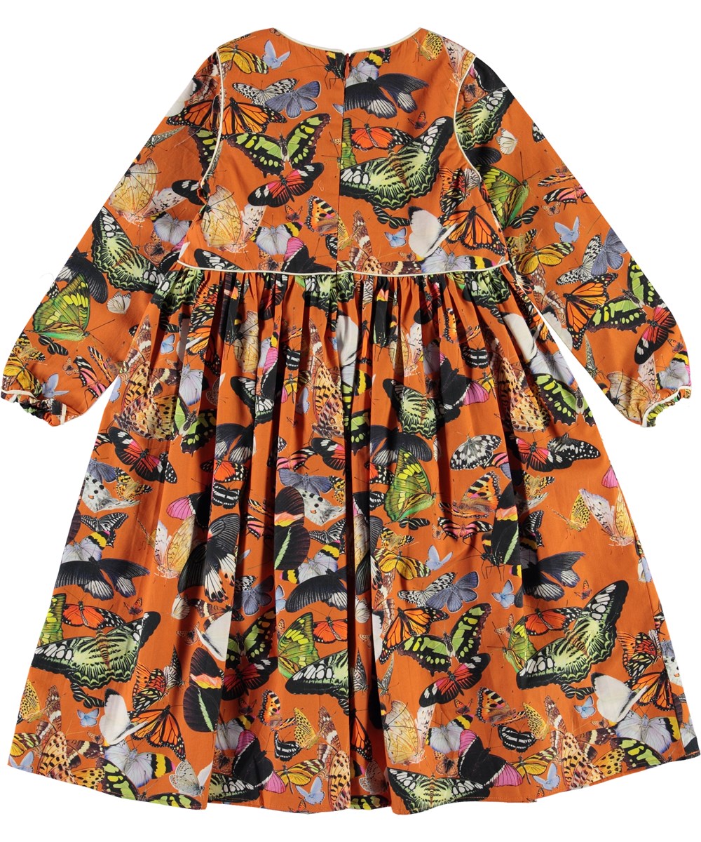 Cassiopeia - Papillon Orange - Orange fjäril klänning