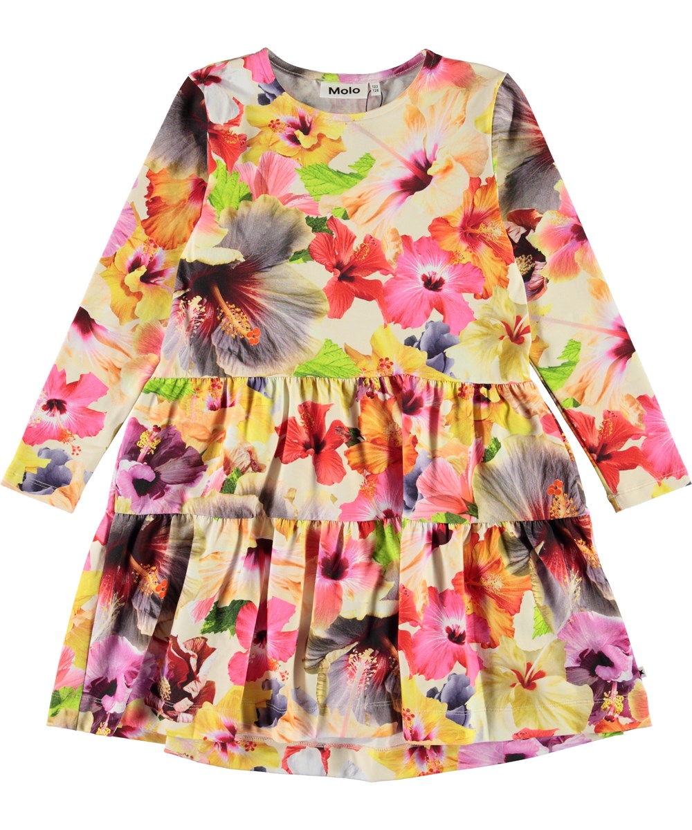 Chia - Pacific Floral - Ekologisk klänning med blommor