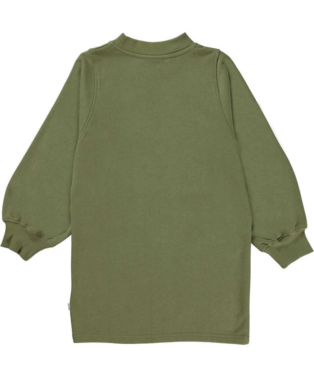 Corvina - Pond - Grön Oeko-Tex sweatshirt klänning.