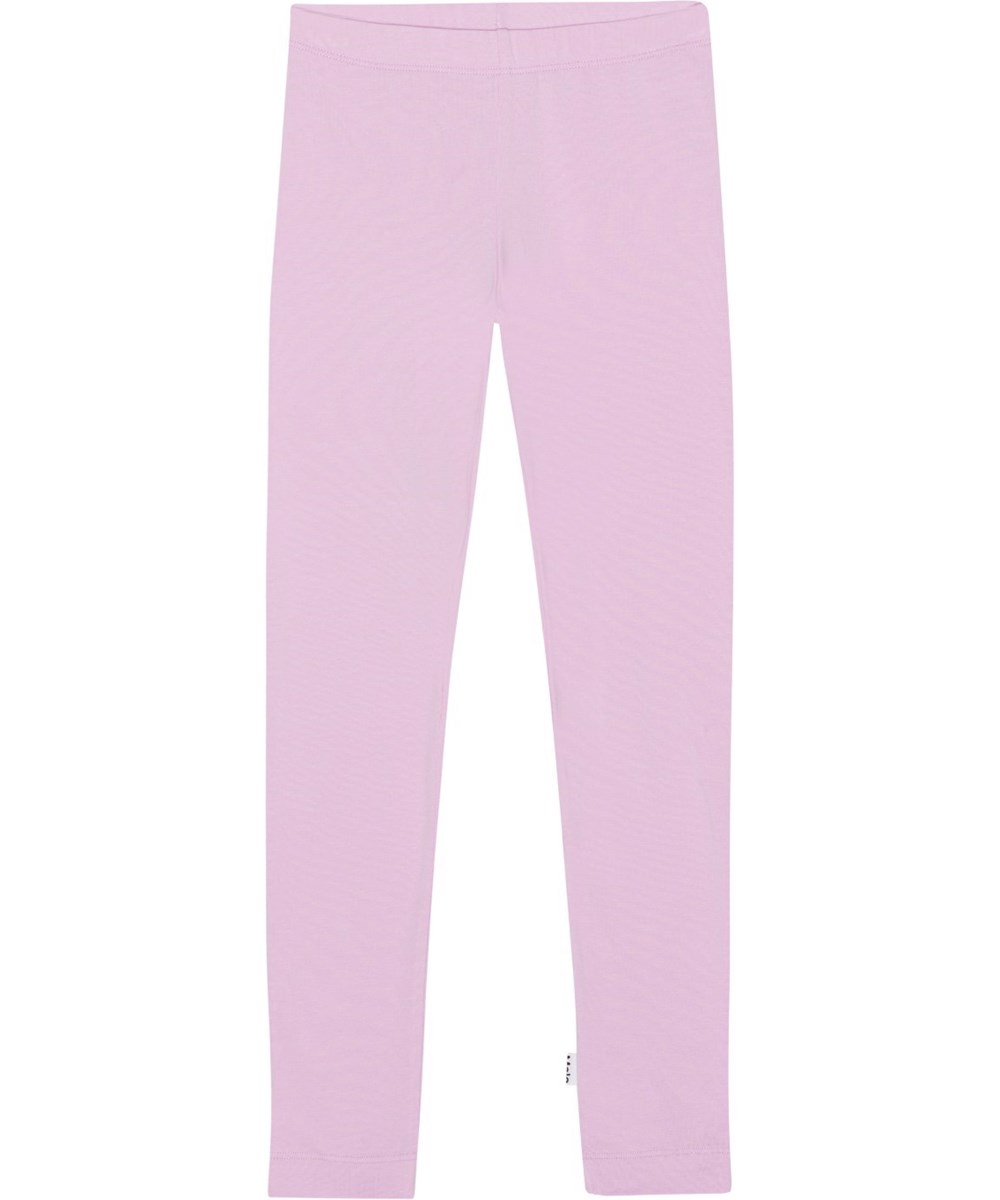 Nica - Alpine Glow - Lila leggings i ekologisk bomull. 