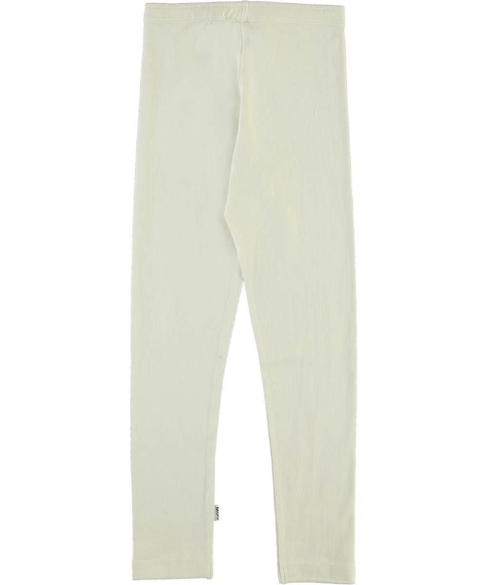 Nica - Pearled Ivory - Ekologiska ljusa leggings