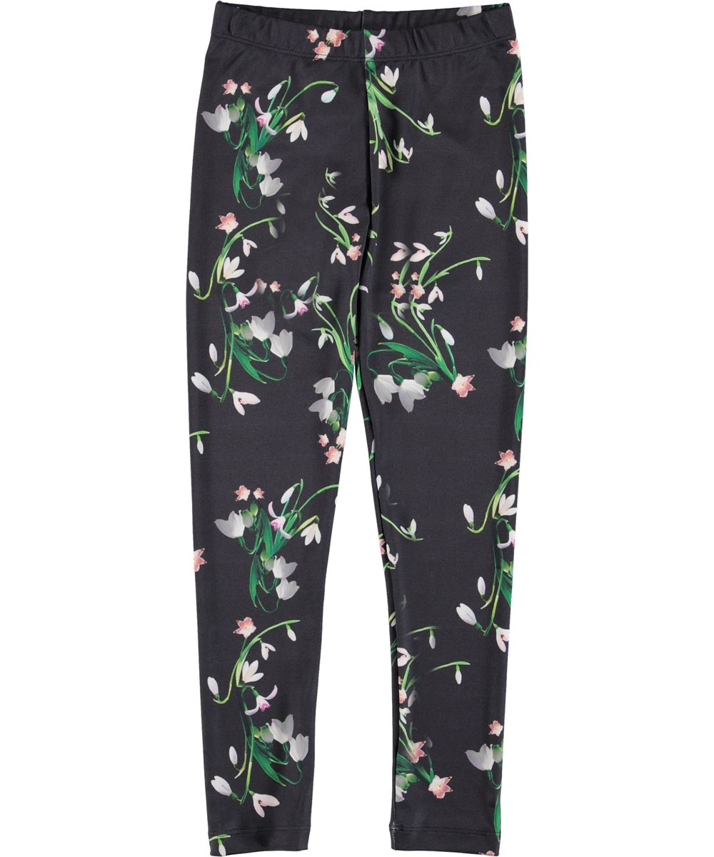 Nikia - Snowdrops - Leggings med snödroppar.