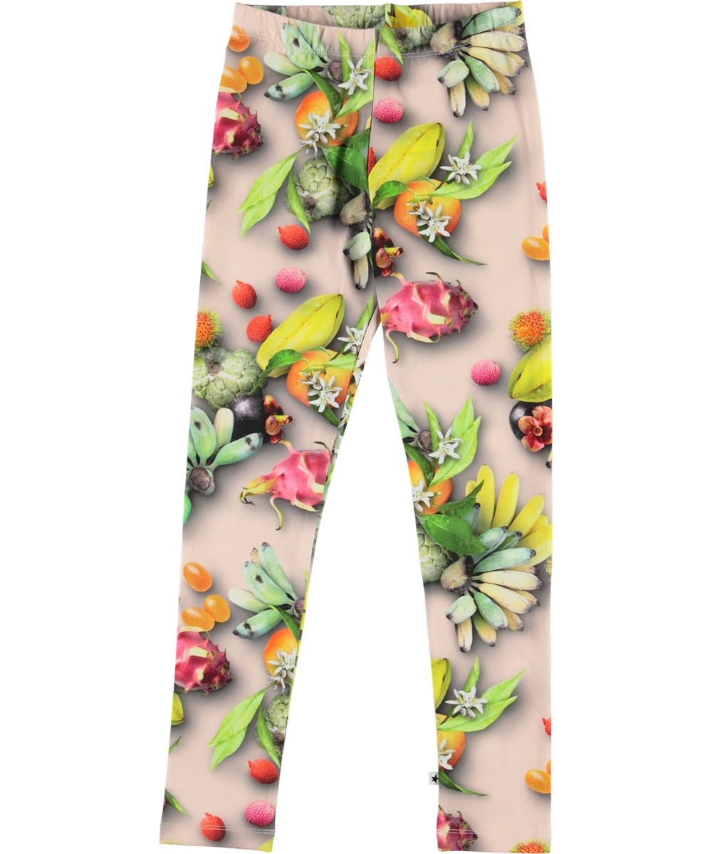 Niki - Tutti Frutti - Ekologiska leggings med frukter