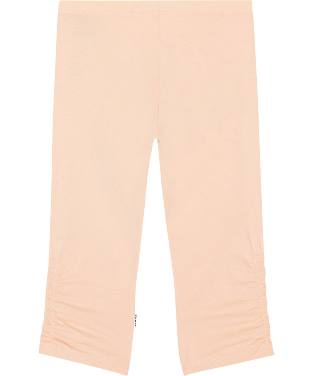 Nila - Fluffy Rose - Puderfärgade leggings i ekologisk bomull. 