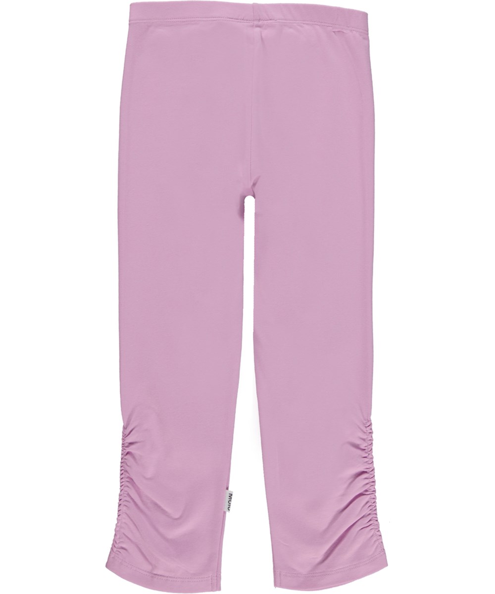 Nila - Wild Orchid - Rosa piratbyxor i ekologisk jersey.