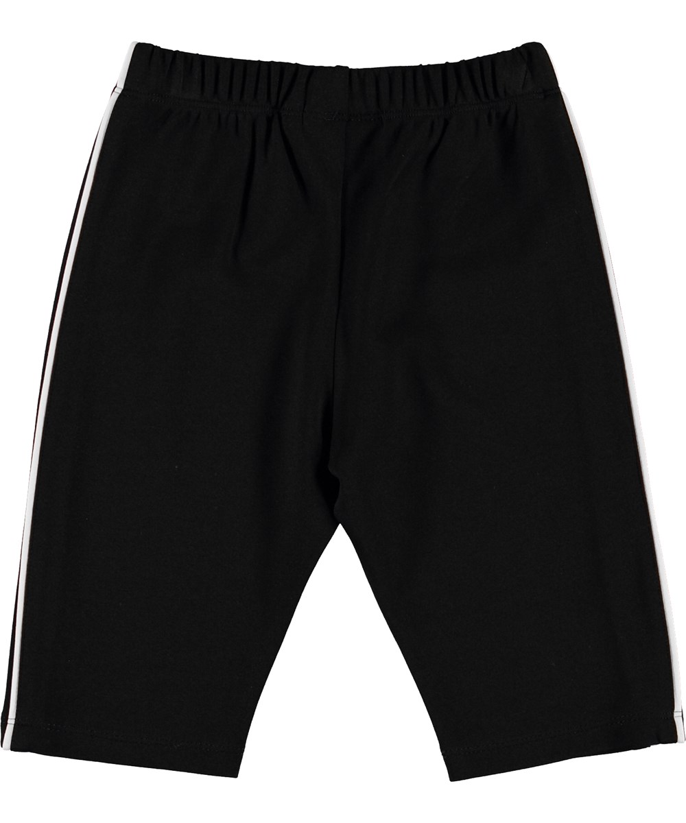 Nina - Black - Svarta cykelshorts