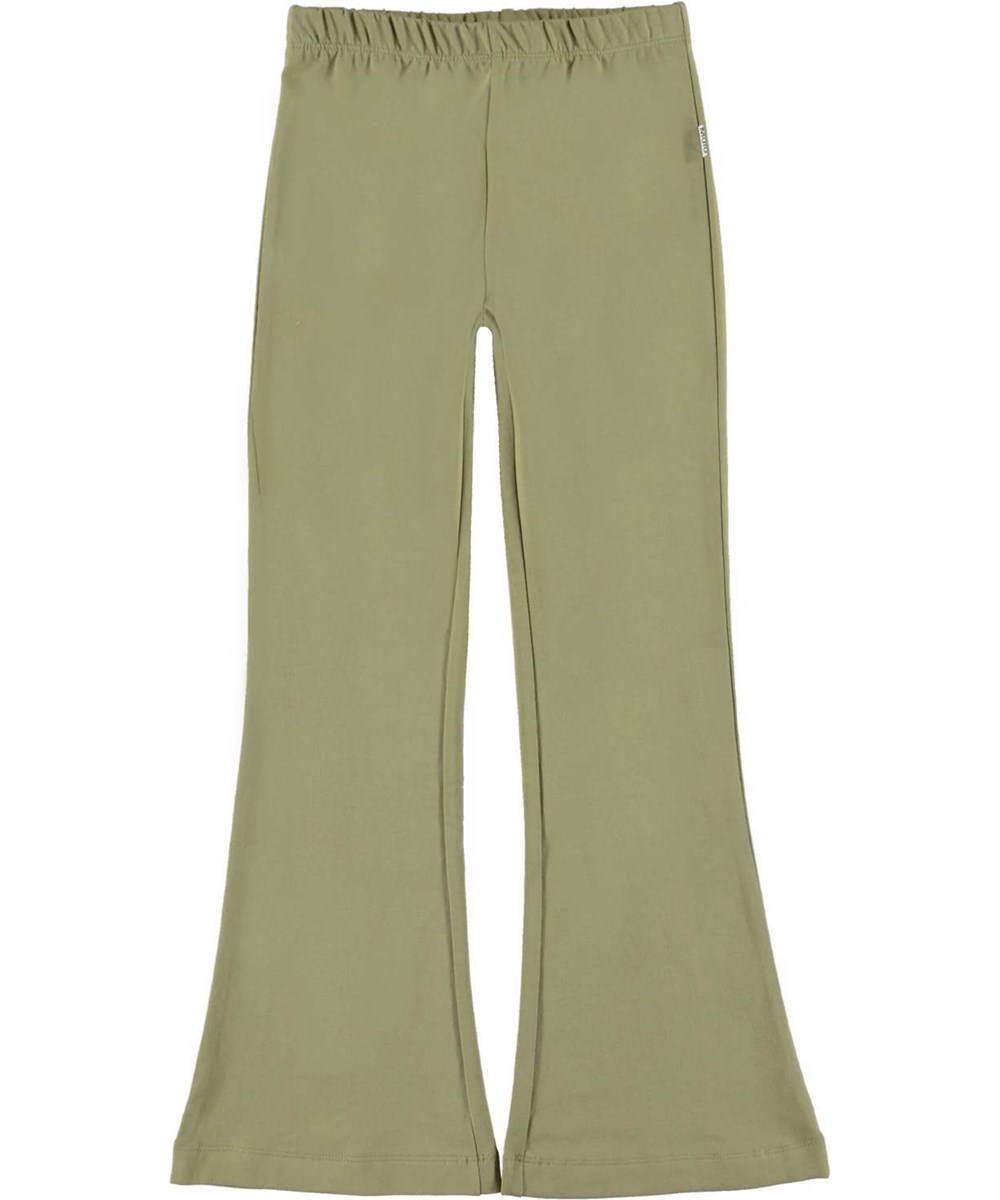 Nivina - Cedar - Gröna utsvängda leggings.