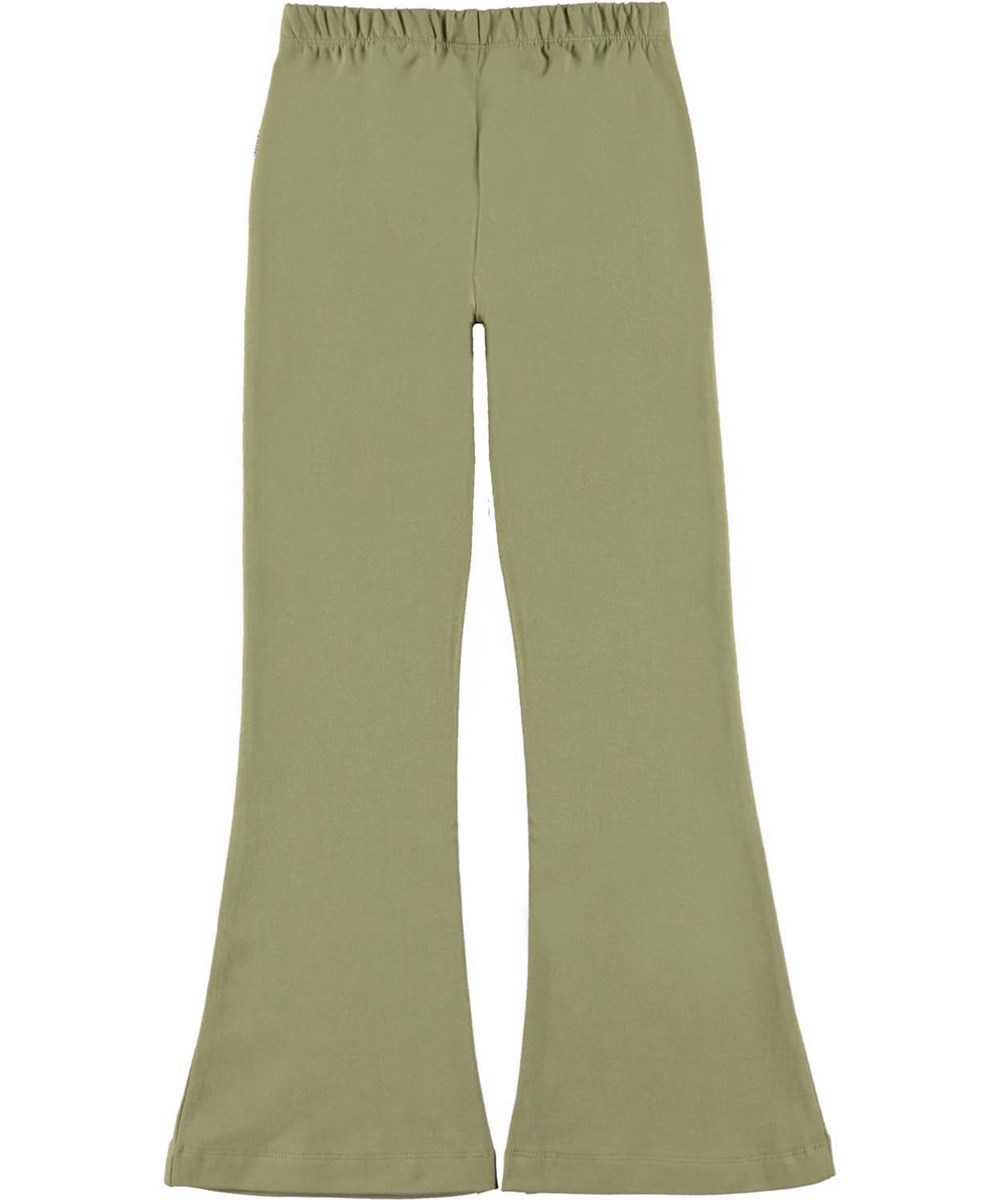 Nivina - Cedar - Gröna utsvängda leggings.