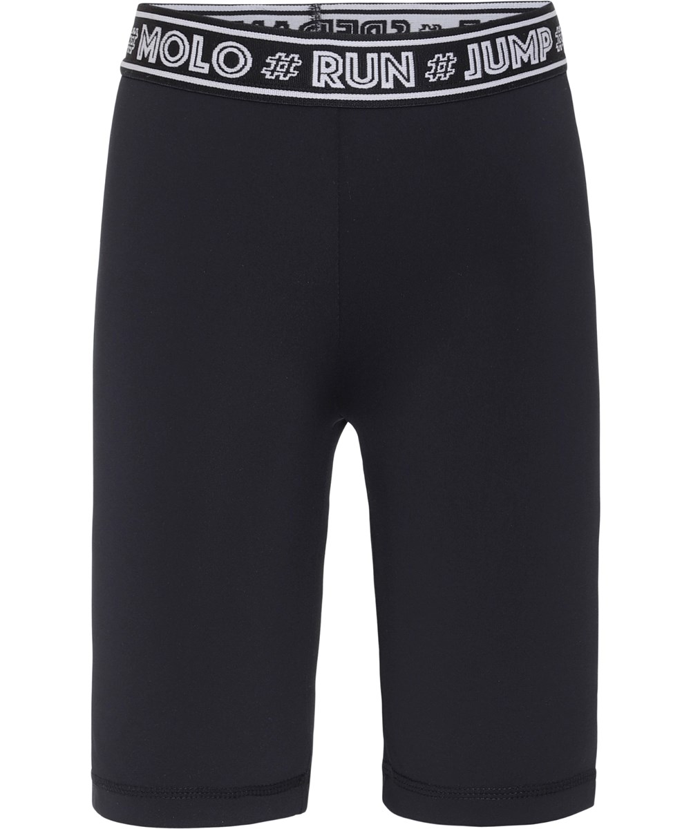 Obelia - Black - Svarta sports shorts