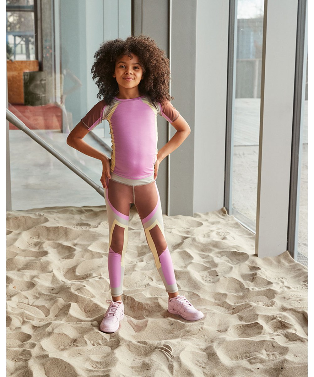 Oliwia - Delicate Block - Sportleggings med colourblocking.