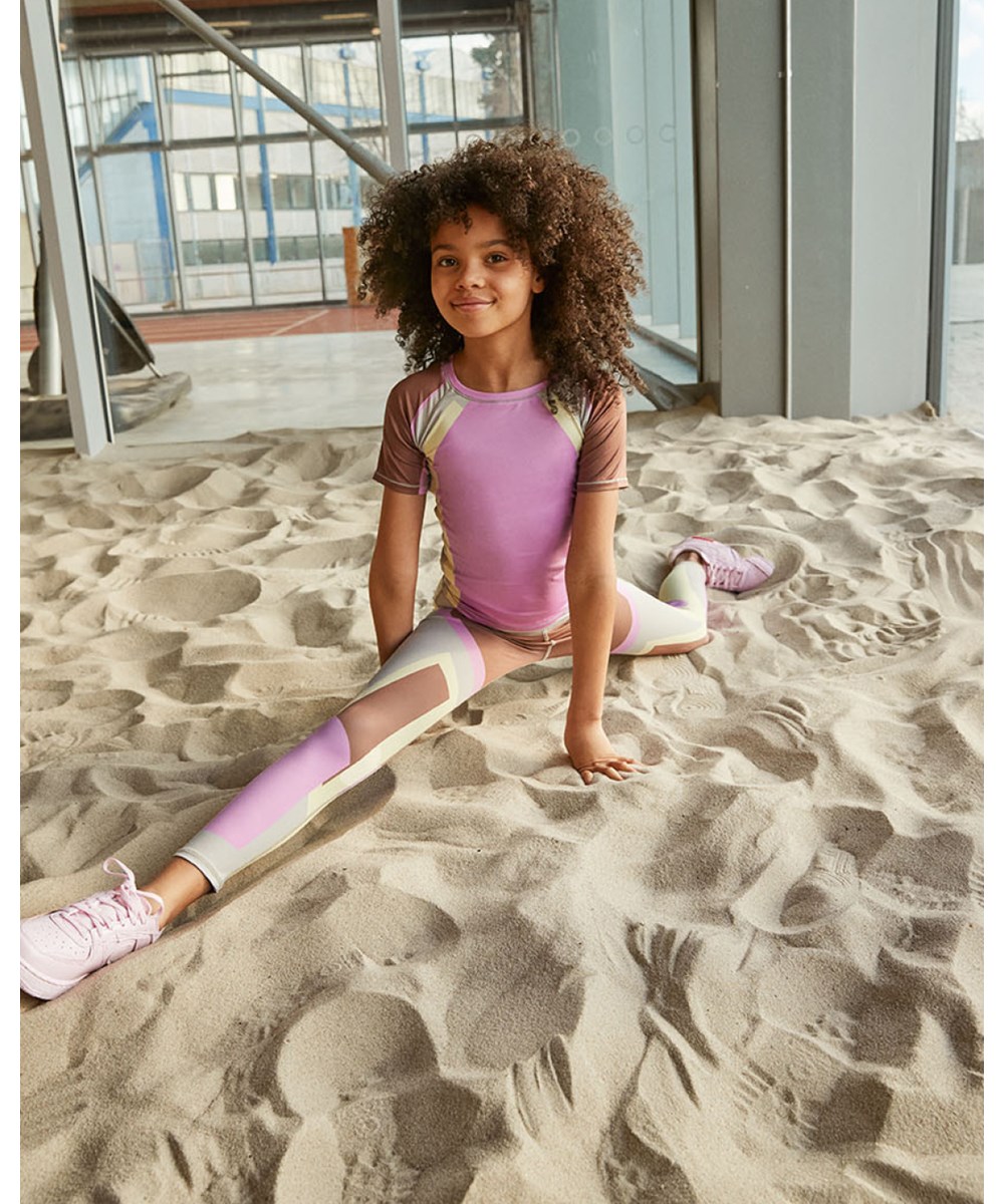 Oliwia - Delicate Block - Sportleggings med colourblocking.