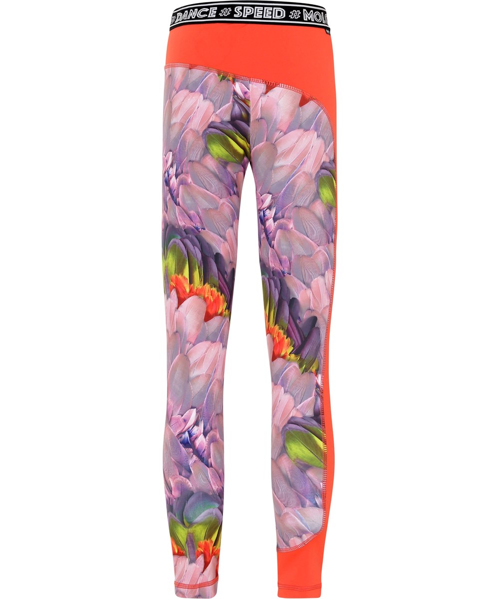 Olympia - Cacatua - Blommiga sports leggings