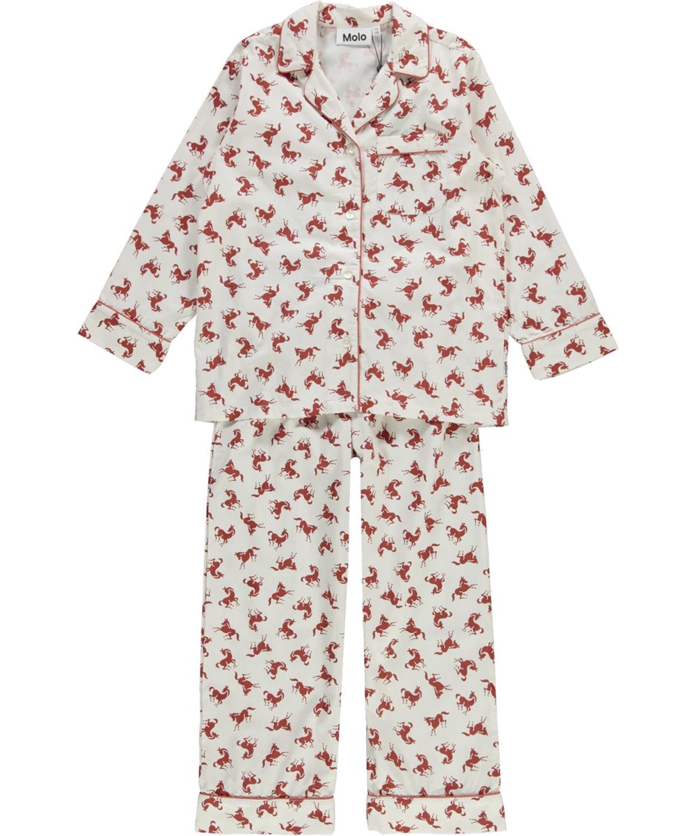 Lex - Small Horses - Ekologisk pyjamas med hästar