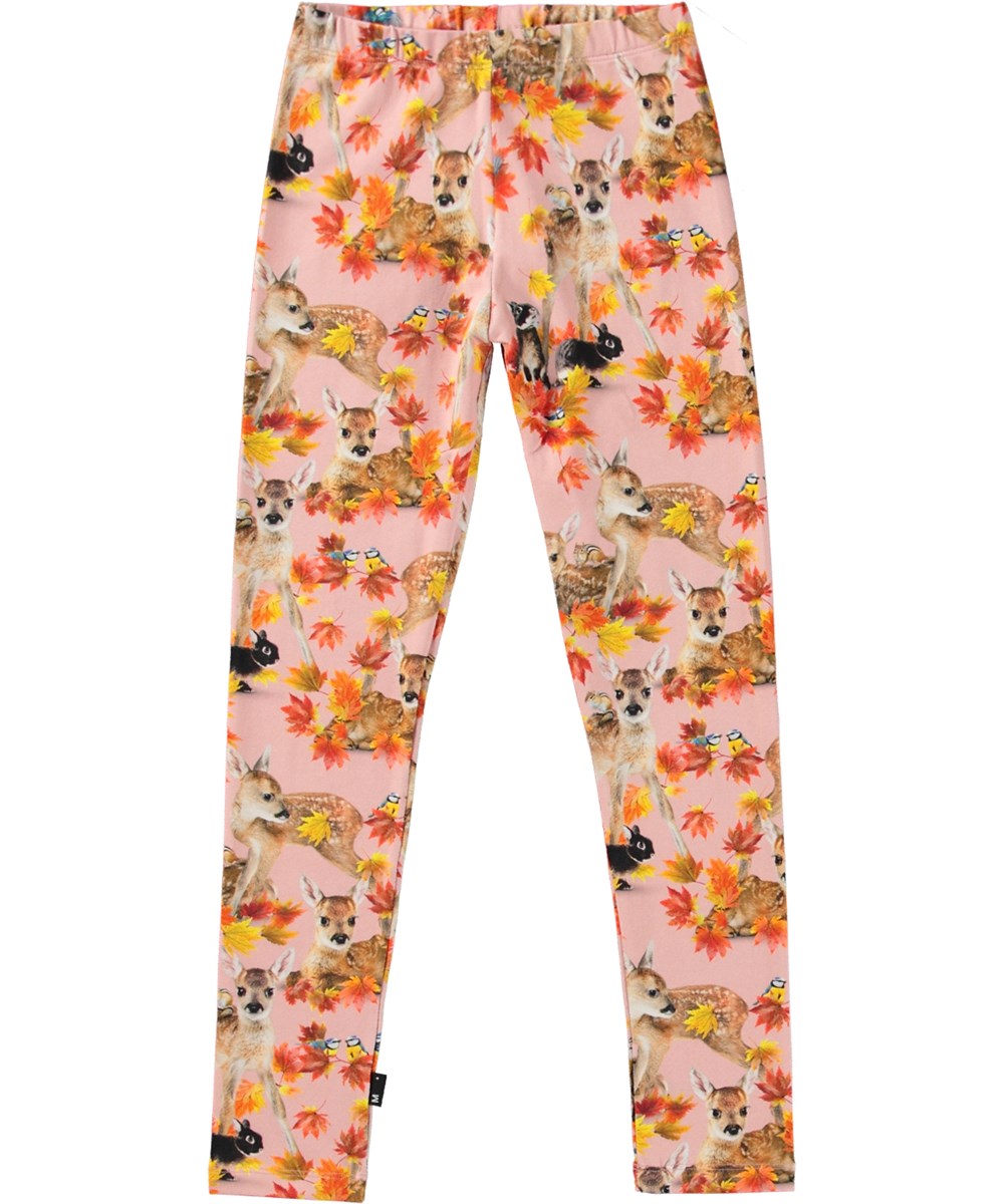 Tasha - Autumn Fawns - Pyjamas i två delar av mjuk ekologisk bomull