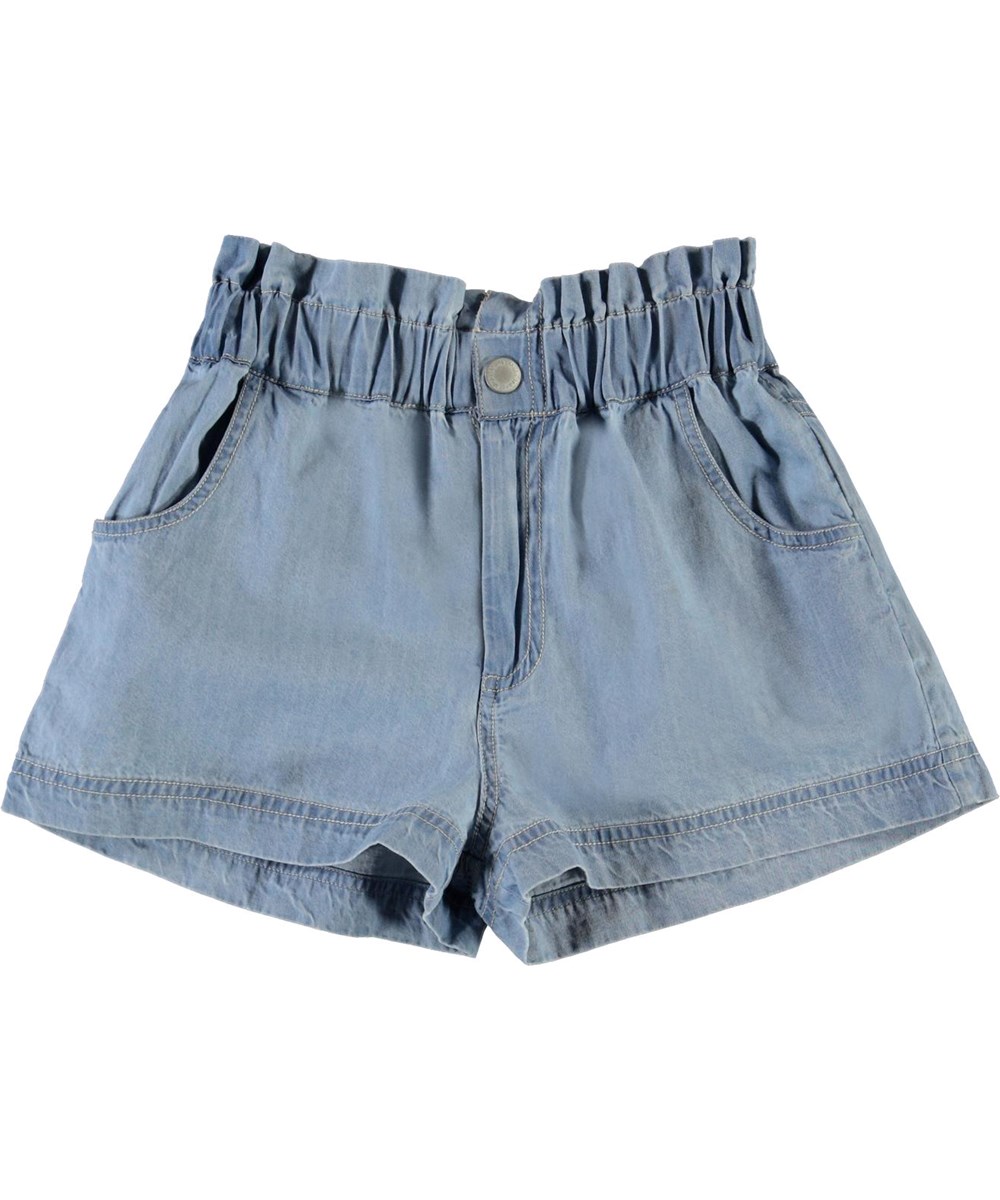 Adara - Summer Wash Indigo - Ljusa jeansshorts