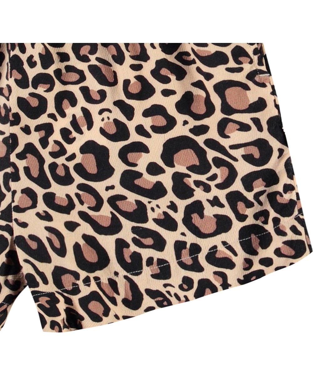 Aisia - Jaguar Melon - Shorts med jaguartryck för barn.