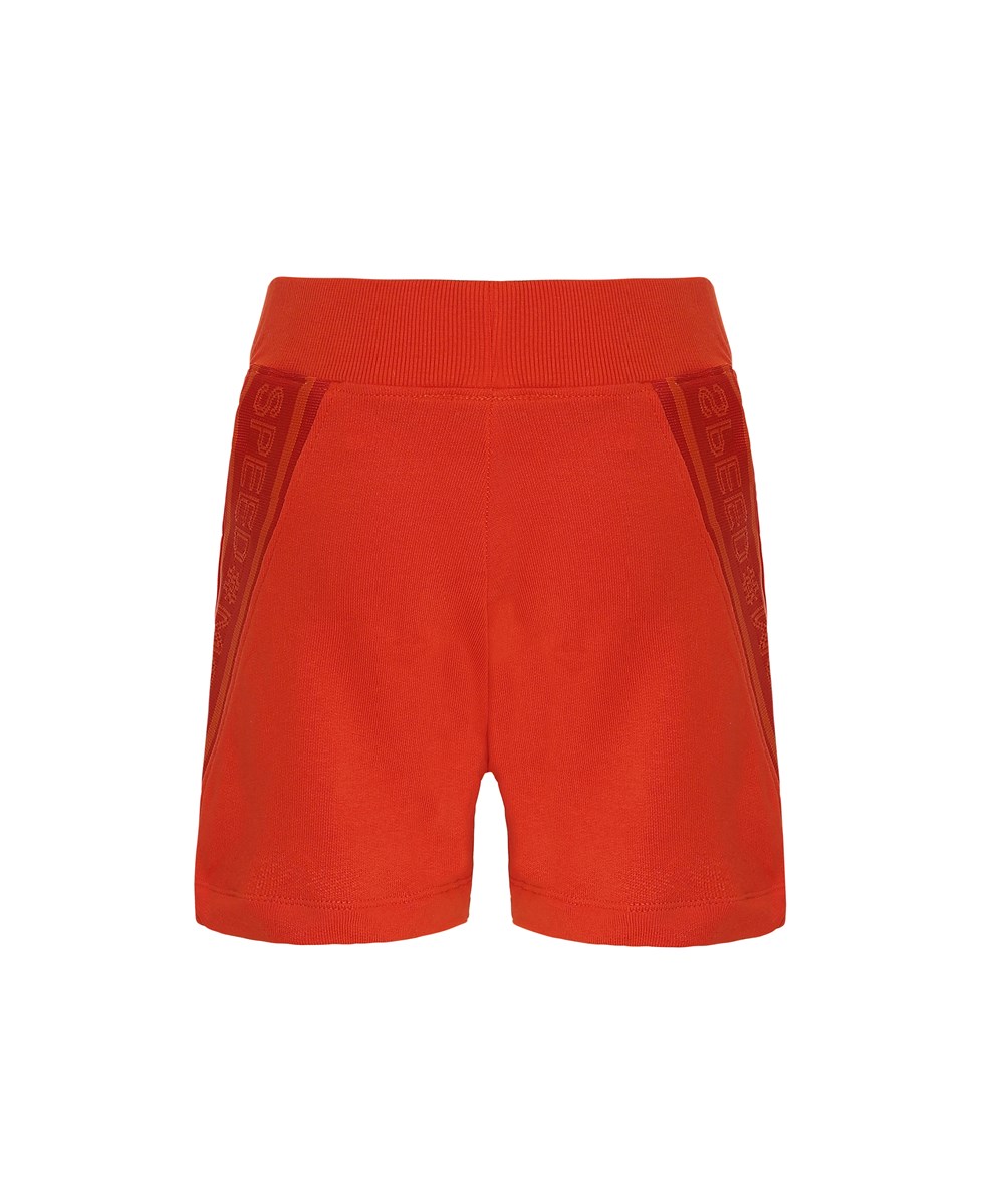 Oki - Coral Red - Röda sporty shorts