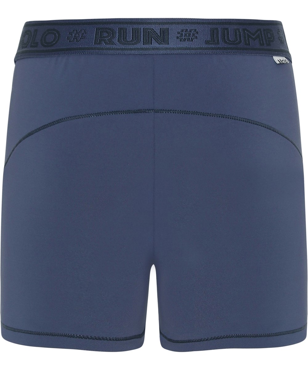 Opal - Crown Blue - Tighta blå gymnastikshorts
