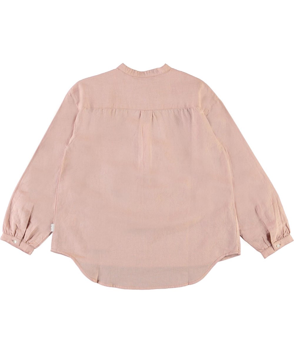 Rusla - Petal Blush - Rosa oversized skjorta