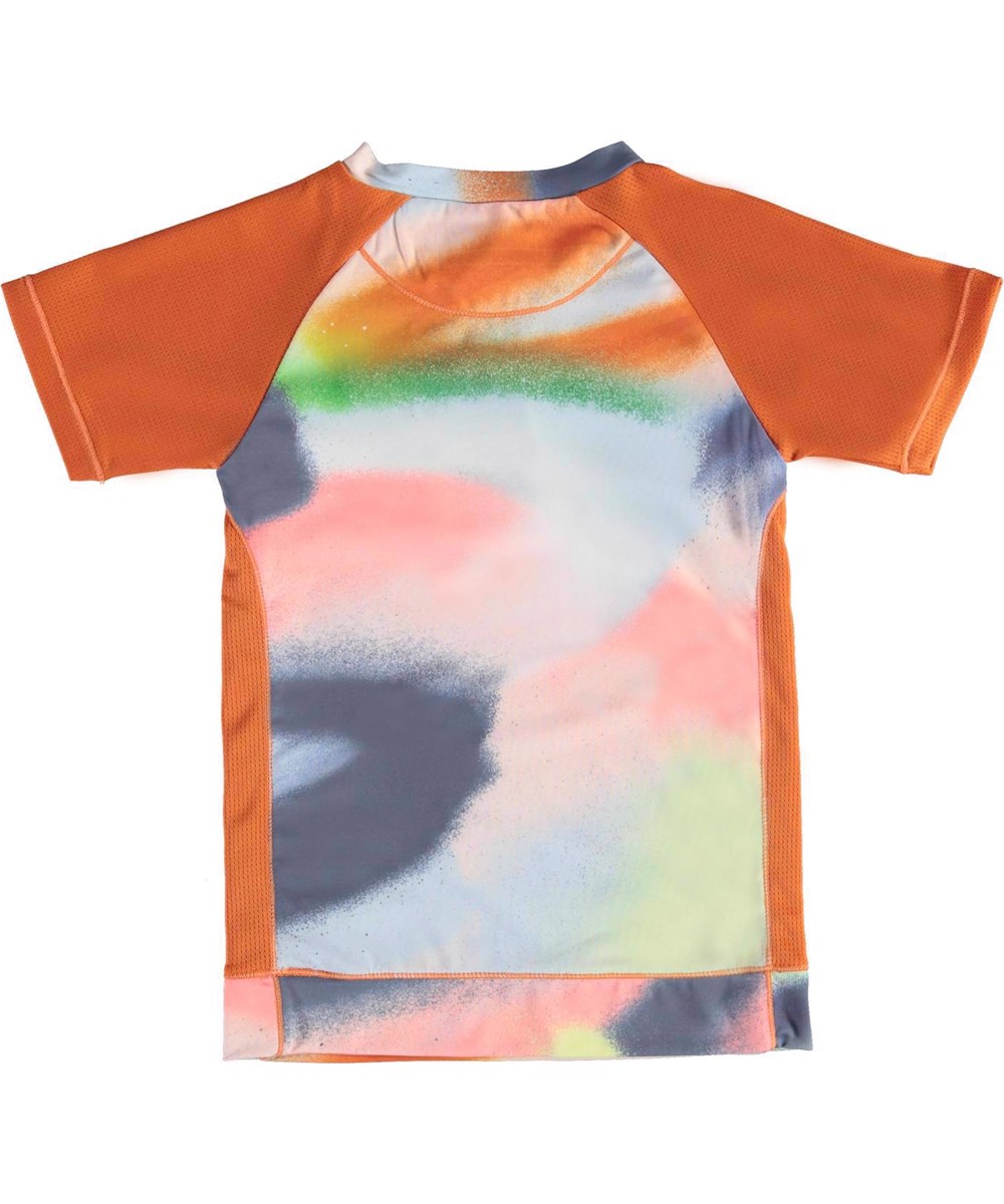 Oriole - Faded Spray - Tight t-shirt med dragkedja till sport