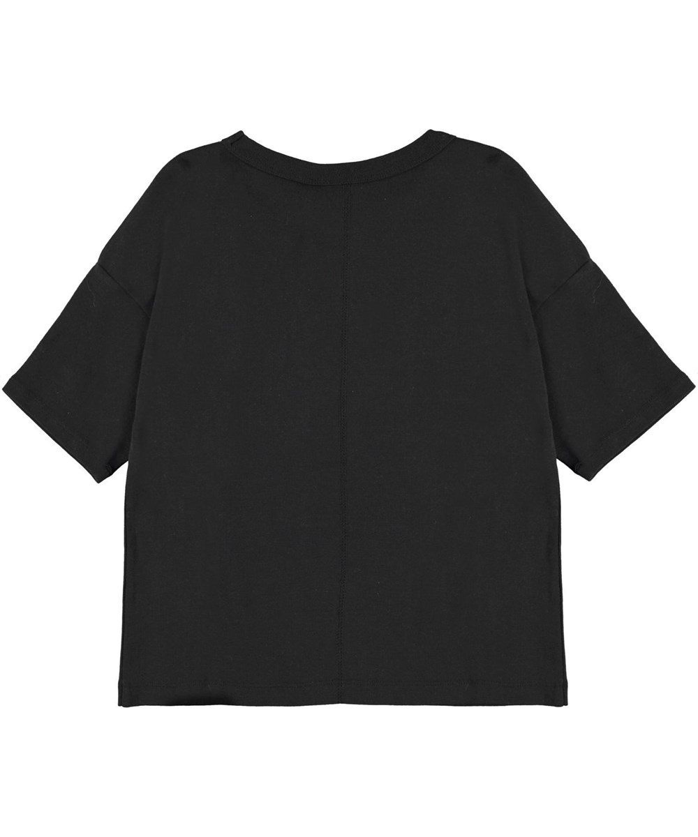 Rabecke - Black - Ekologisk svart t.shirt.