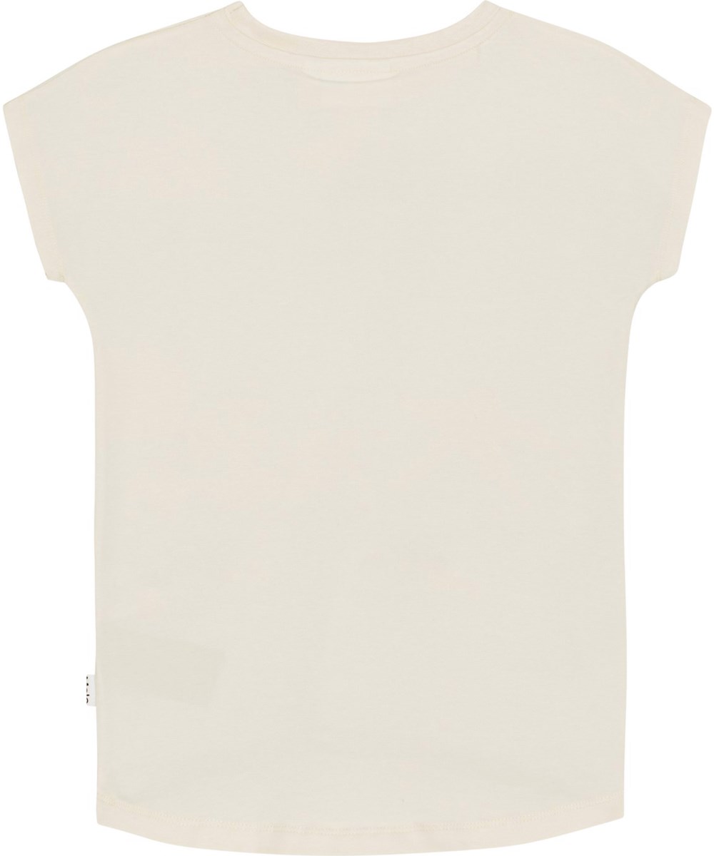 Ragnhilde - Underwater Fun - Vit ekologisk bomulls t-shirt med korallrev. 