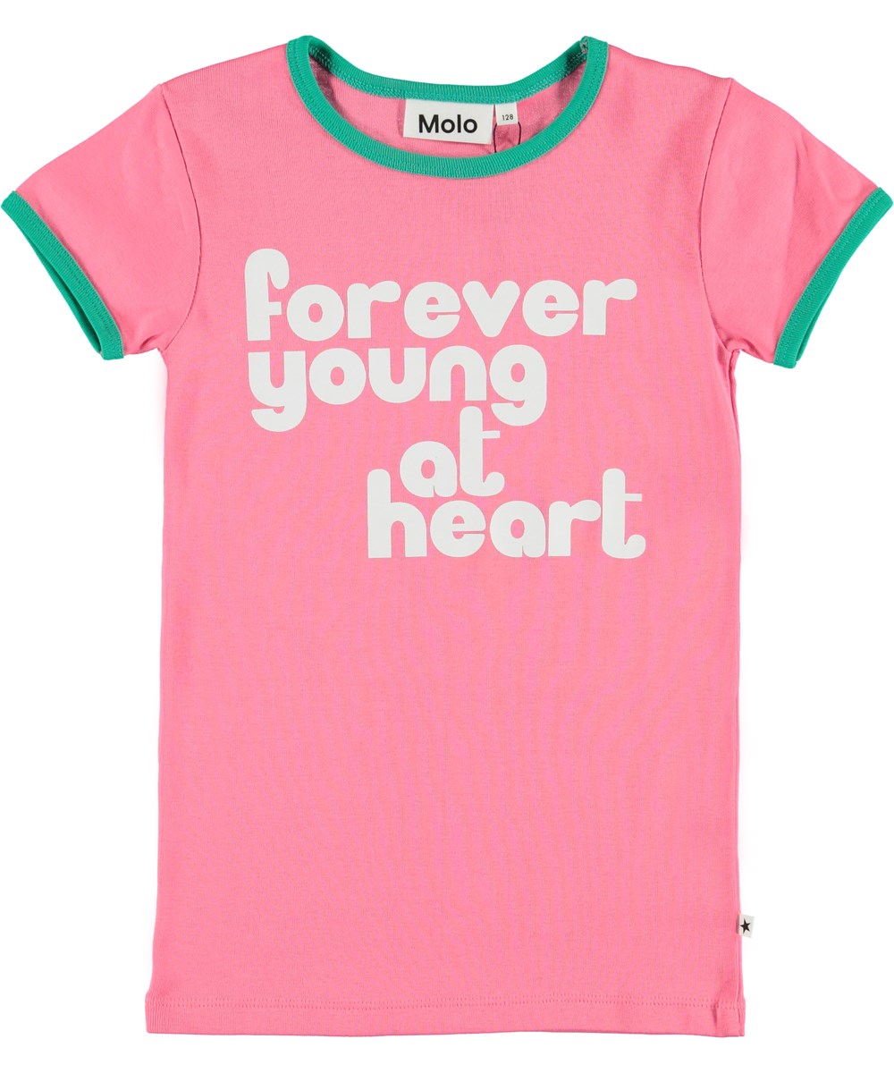 Rhiannon - Pink Lemonade - Forever young t-shirt i ljusrosa
