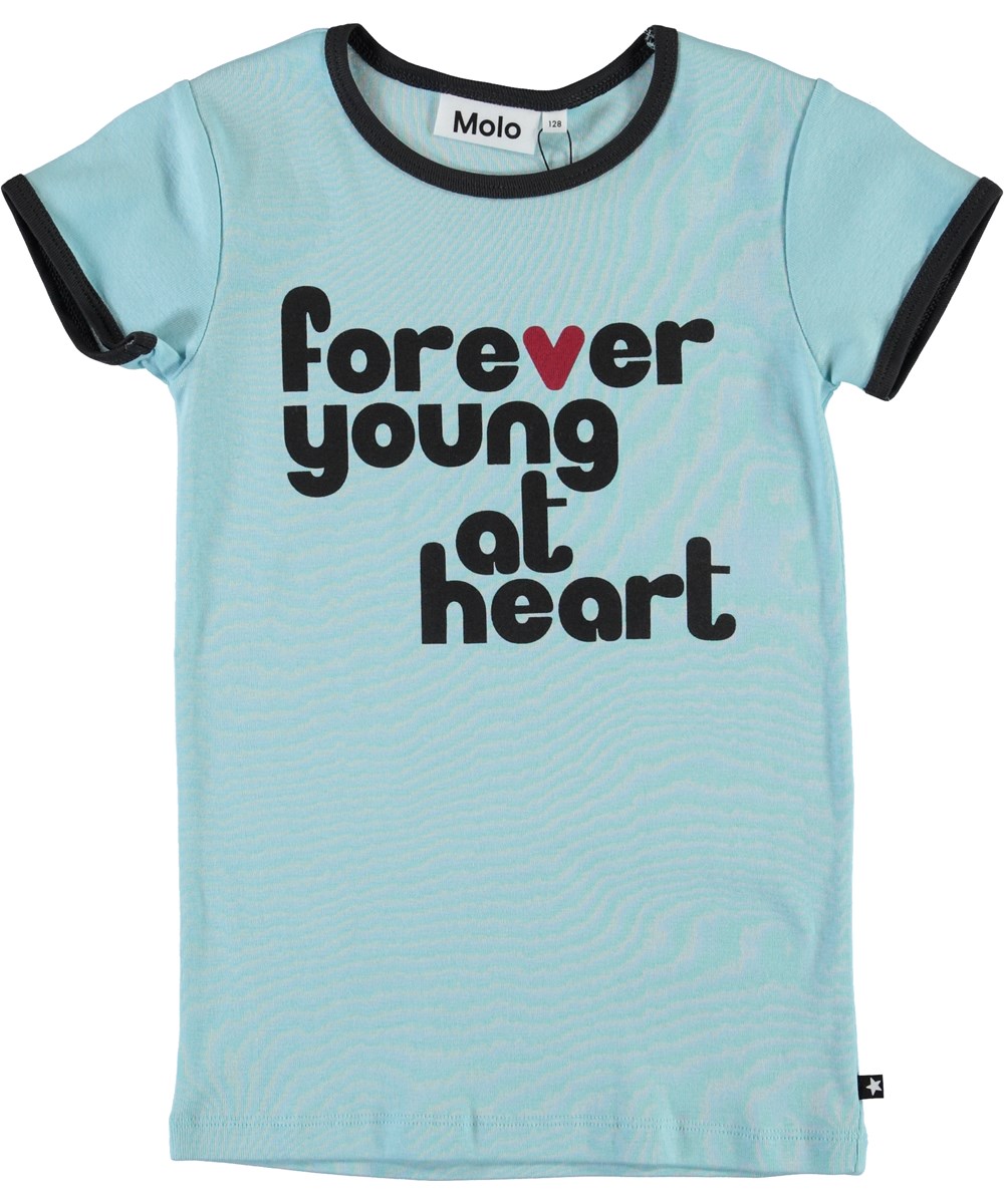 Rhiannon - Sea Angel - Forever young t-shirt i ljusblå