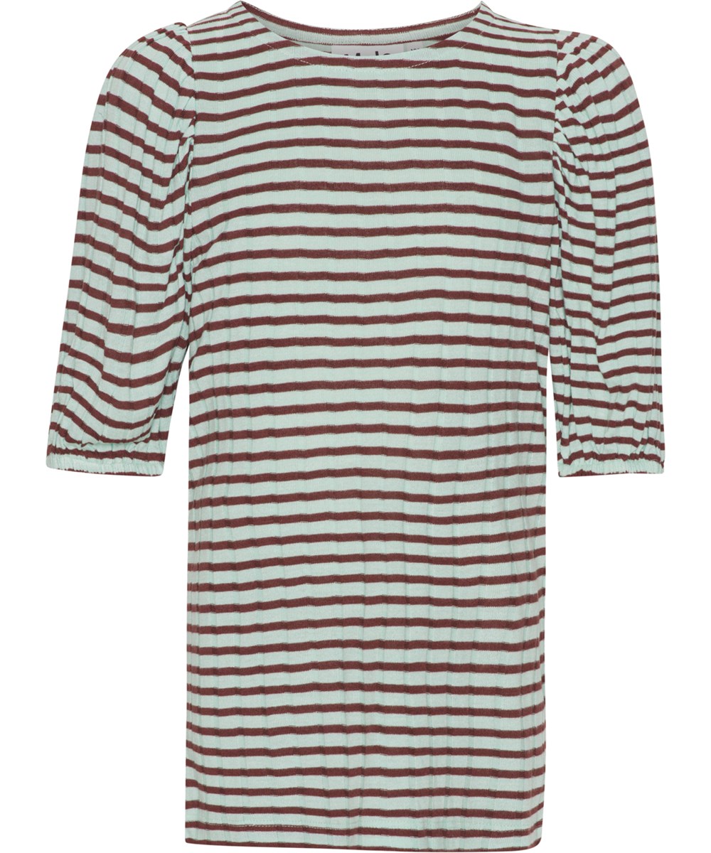 Rivera - Crimpson Pool - Randig t-shirt med puffärmar.