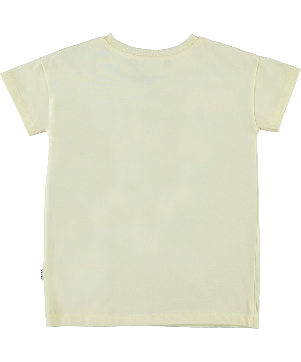 Robine - Earth Marzipan - ljusgul t-shirt med earth