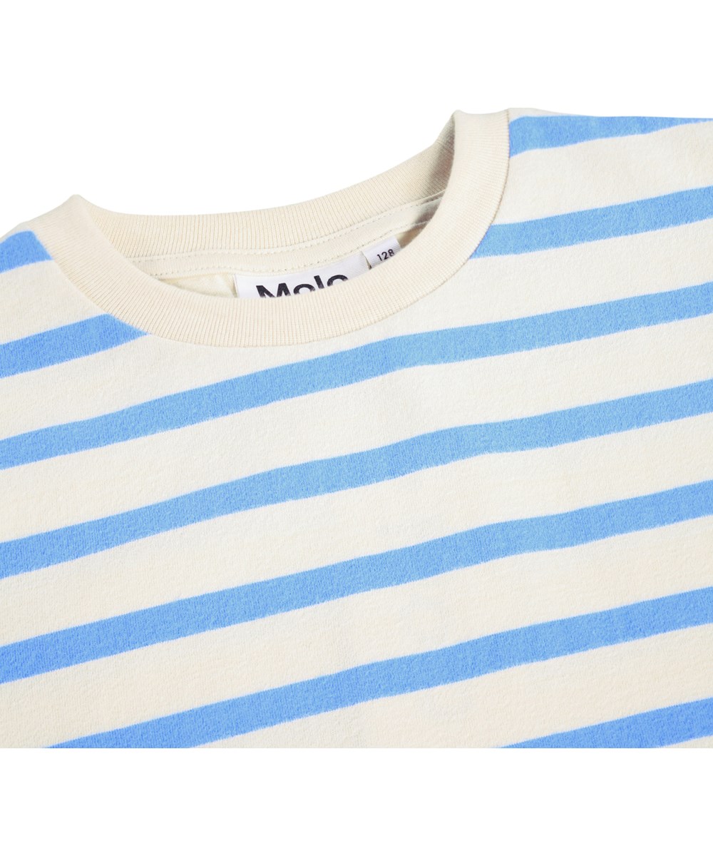 Rosita - Fresh Stripe - Kortärmad T-shirt för barn i mjuk, ekologisk bomull