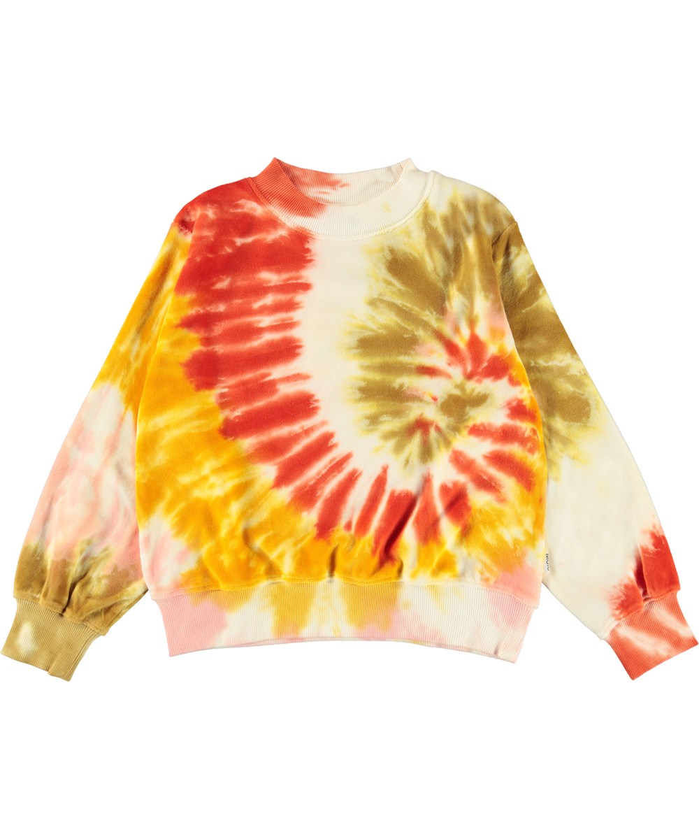 Marge - Tie Dye Galaxy - Sweatshirt i velour md tie-dye.