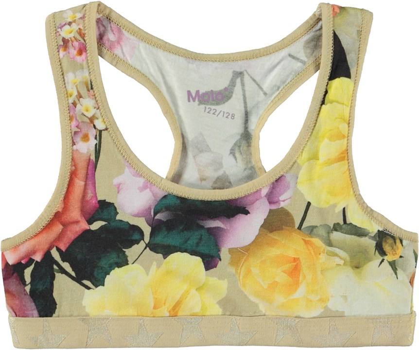 Jade 2-Pack - Orchid Rose - 2-pack sportig topp med rosa och rosor.