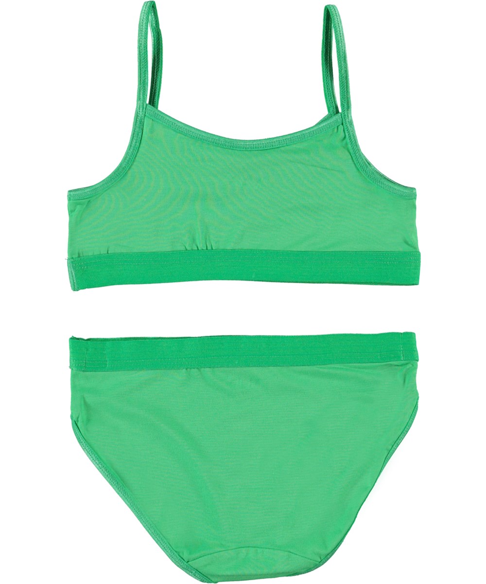 Jinny Set - Fresh - Set med underkläder i grön.