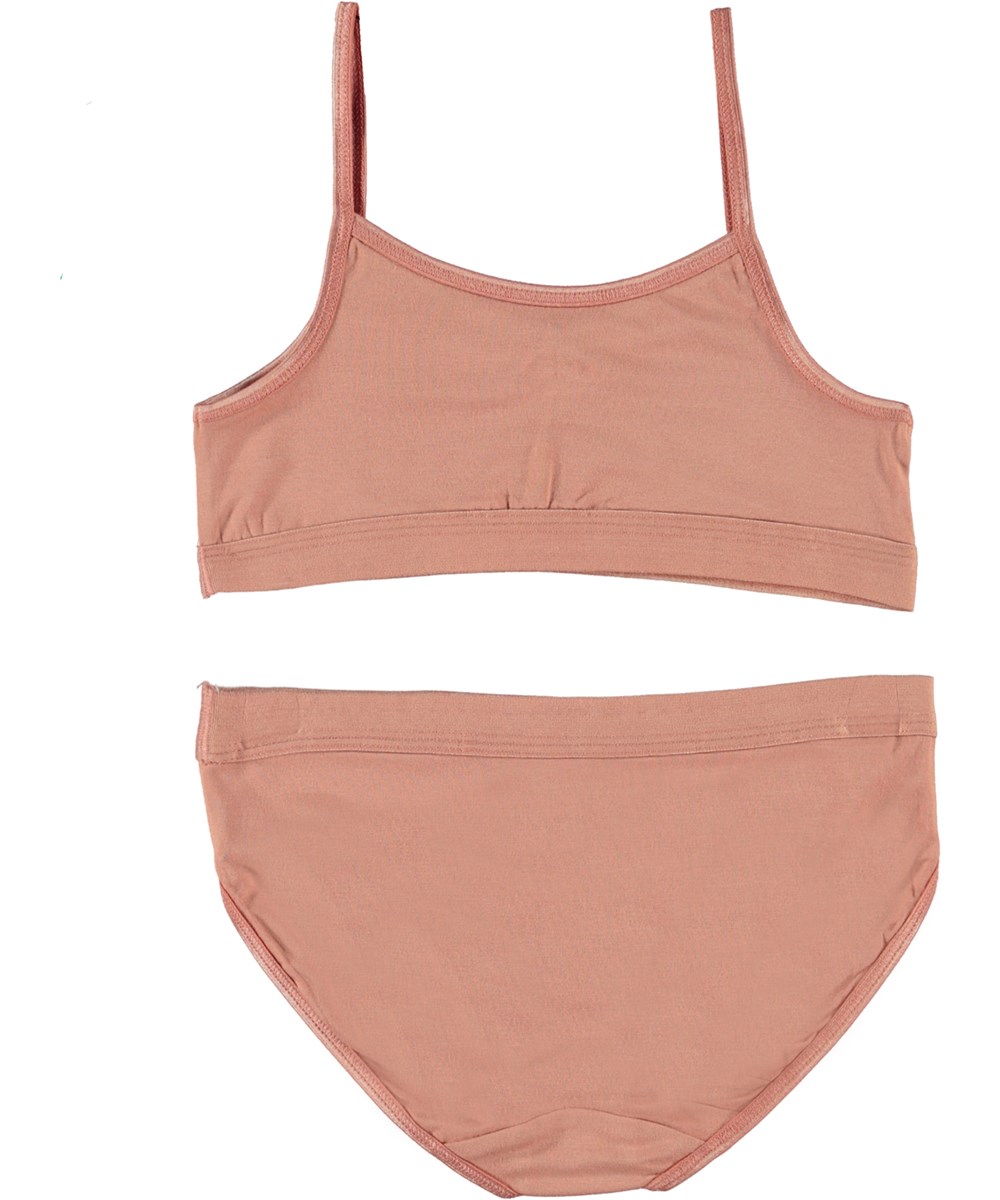 Jinny Set - Muted Rose - Set med underkläder i rosa.