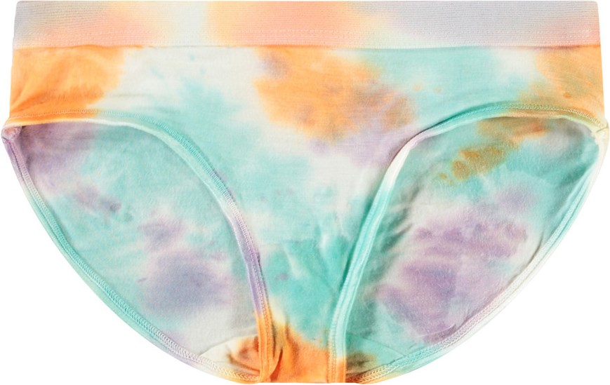 Jinny Set - Pastel Tie Dye - Pastellfärgade stretchiga underkläder för barn tillverkade av mjuk viskos.