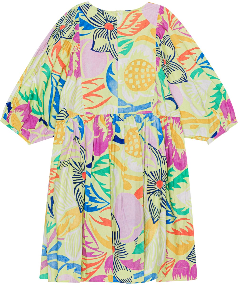 Caio - Charleston Floral - Loose fit dress in organic cotton with floral print