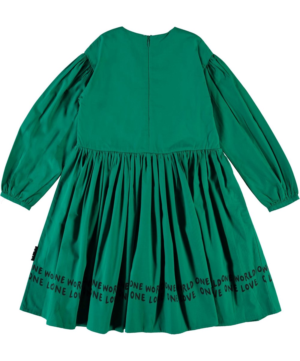 Caja - Hope - Green organic one world dress