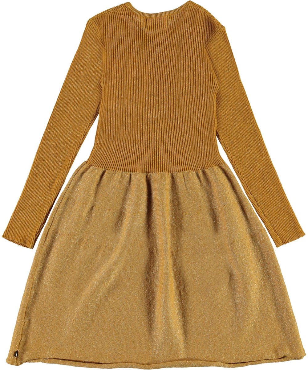 Cameron - Autumn Leaf - Golden glitter dress