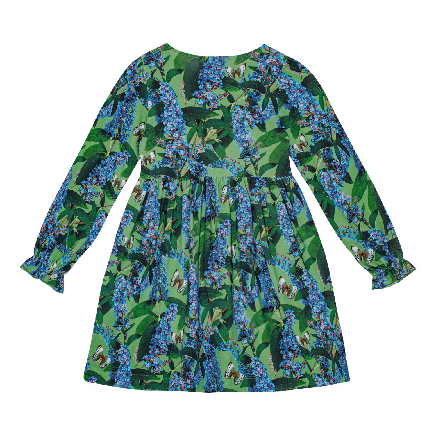Camie - Buddleja Garden - Loose-fitting green organic cotton