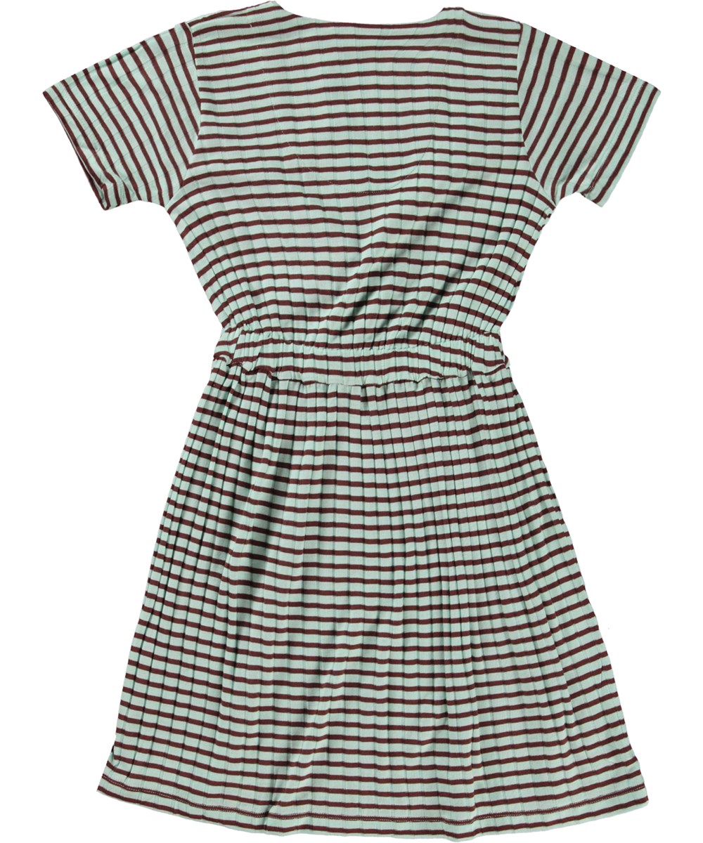 Canal - Crimpson Pool - Midi dress in striped rib