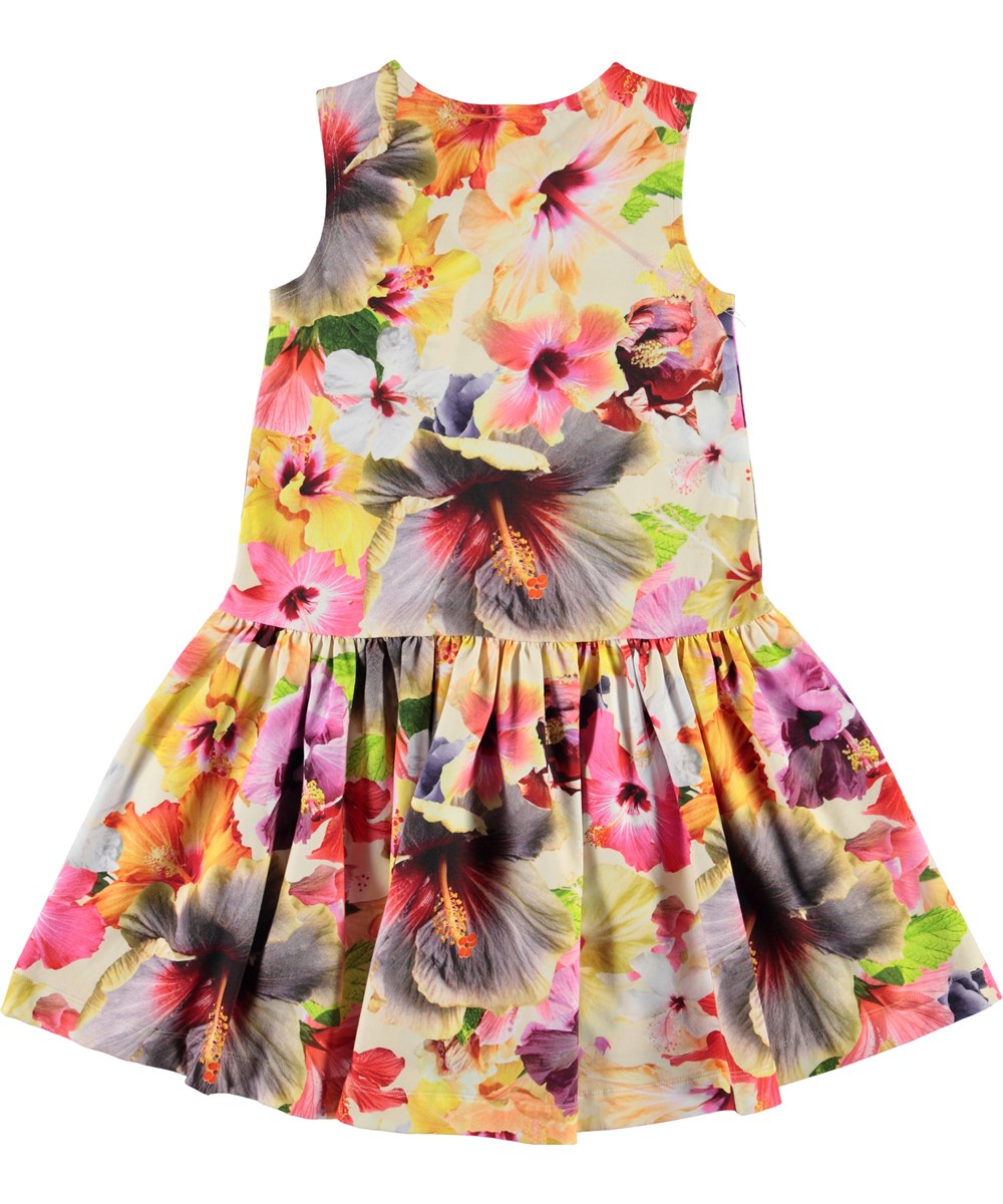Candece - Pacific Floral - Floral organic dress