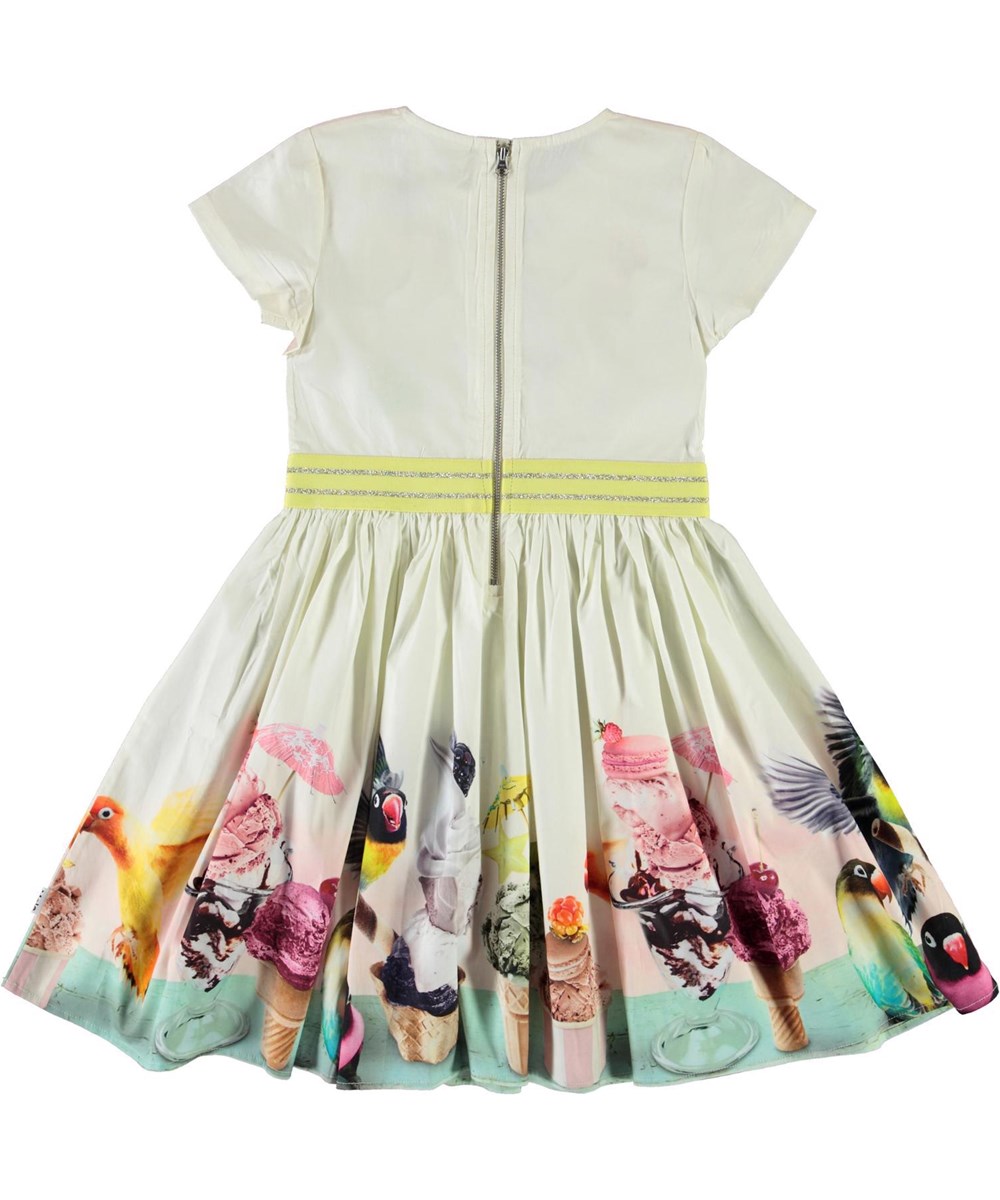 Candy - Ice Ice Birdie - Organic dress with ice cream and birds